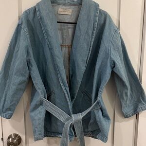 Objects Without Meaning  Denim Jacket with Belt
